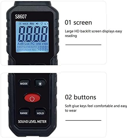Bantopgong Измервателен Цифров Шумомер Ниво 30-130 db Детектор DB Аудио Тестер Метро Инструмент за Диагностика