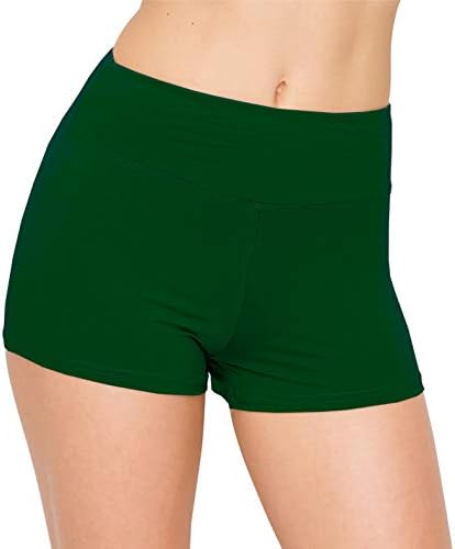 Винаги жените тренировка къси панталони за йога - премиум мек плътен участък гледане танц бягане волейбол шорти