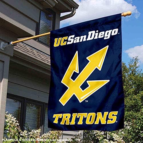 Двупосочен Домашен Флаг Тритонов Сан Диего