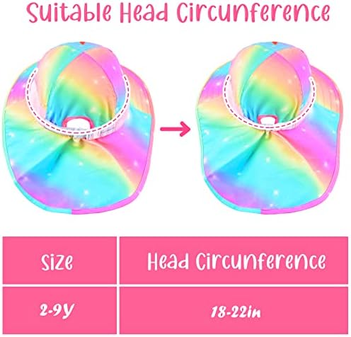 Детска Солнцезащитная Шапка със защита от ултравиолетови лъчи За момичета, Слънчеви Шапки с Широка Периферия UPF 50 +,