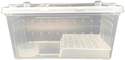 Кутия за Развъждане на Костенурки В Аквариума Пластмасов Терариум за Влечуги Преносим Терариум за Влечуги Среда за Домашни