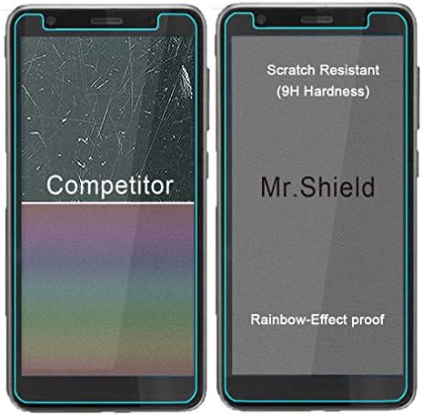 Mr.Shield [Комплект от 3 позиции] е Разработен за ZTE Quest 5 [Защитен слой от закалено стъкло] [Японското стъкло твърдост