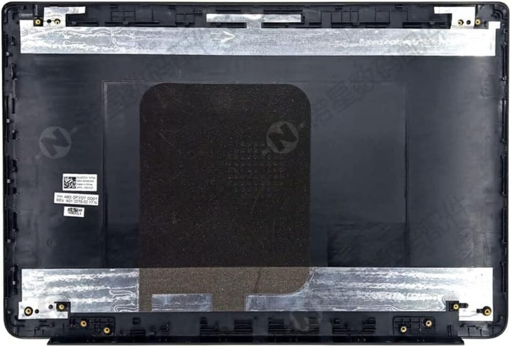 Черна Горната част на Задния капак с LCD дисплей делото и панти на екрана Съвместима с DELL Latitude 15 3500 E3500