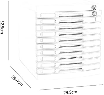 Тенис на метален шкаф шкаф TOPRP 10 Слоя формат А4 с Запирающимся Кутия Органайзер за файлове с Данни, ZHAOSHUNLI