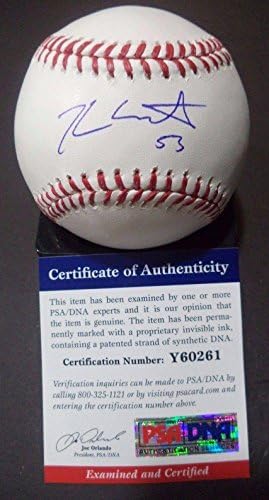 Кайл Лобштейн Детройт Тайгърс, Подписано Автограф Romlb Baseball Psa/dna Coa y60261 - Бейзболни топки с автографи