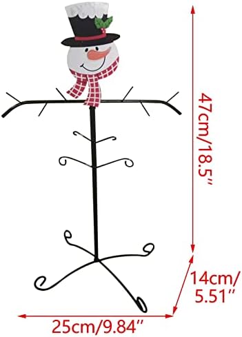 Закачалки За Отглеждане на Притежателя самостоятелен Коледен под формата На Клони С декорация във формата на Снежен човек
