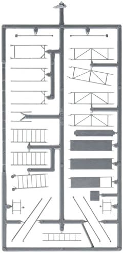 Комплект за изграждане на скеле за строителна техника Preiser 17180 ХО Scale Structure Декорационный Набор от