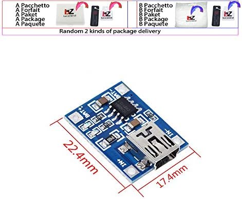 Модул зарядно устройство Type-c / Micro USB 5V 1A Такса за зареждане със защита от двойни функции 1А, 18650 Type-C