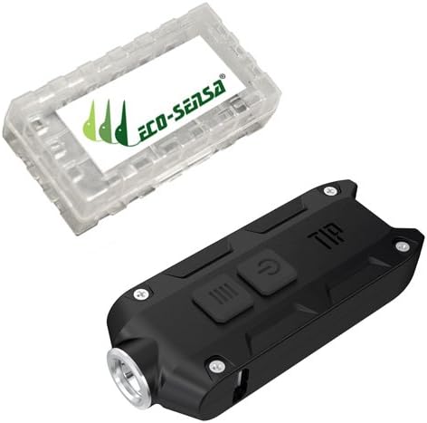 Nitecore СЪВЕТ USB Акумулаторна ключодържател XP-G S3 light - 360 Лумена - Избор на 7 цвята с кутия за батерии Eco-Sensa
